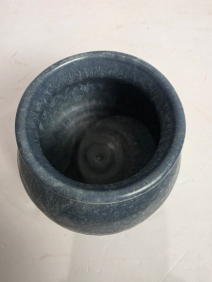 Vtg. Slate Blue Pottery Vase