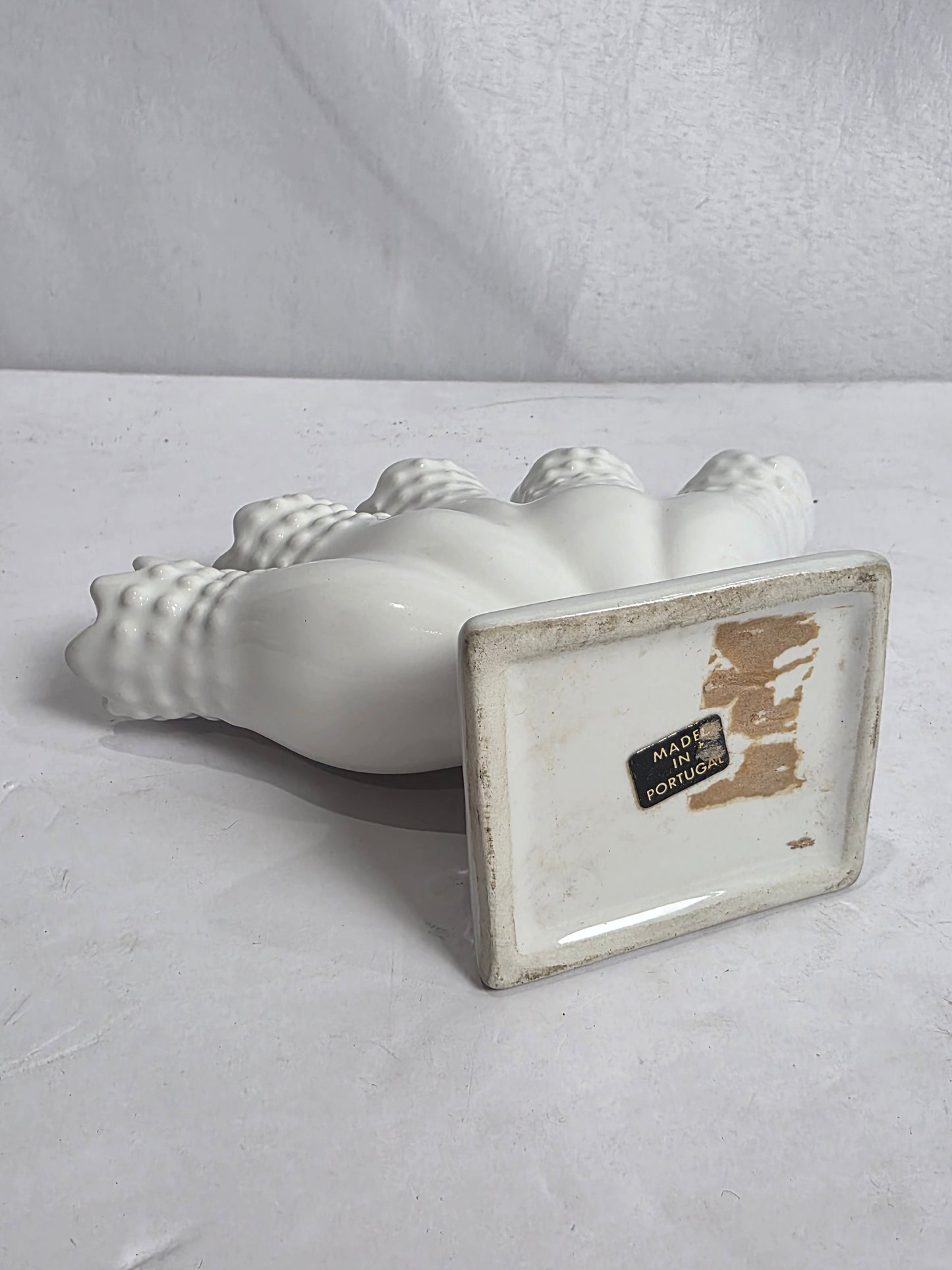 Vtg. Mid-Century Ceramic Five-Finger Vase