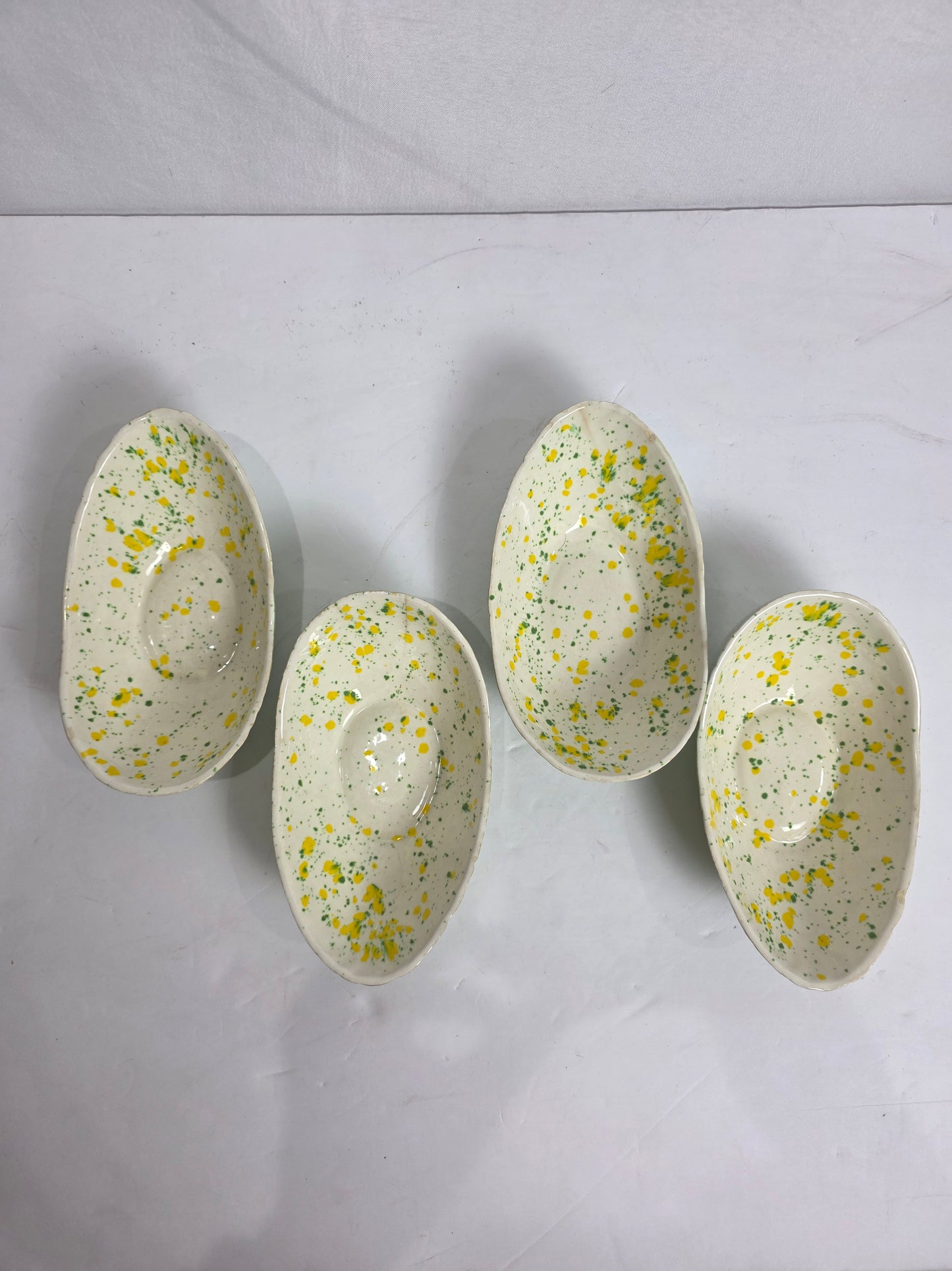 Vtg. MCM Speckled Bowl
