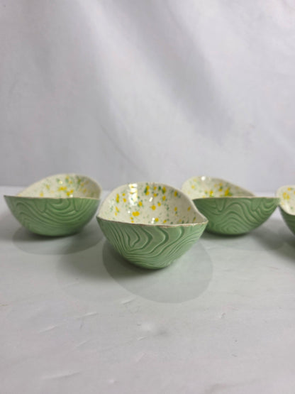 Vtg. MCM Speckled Bowl