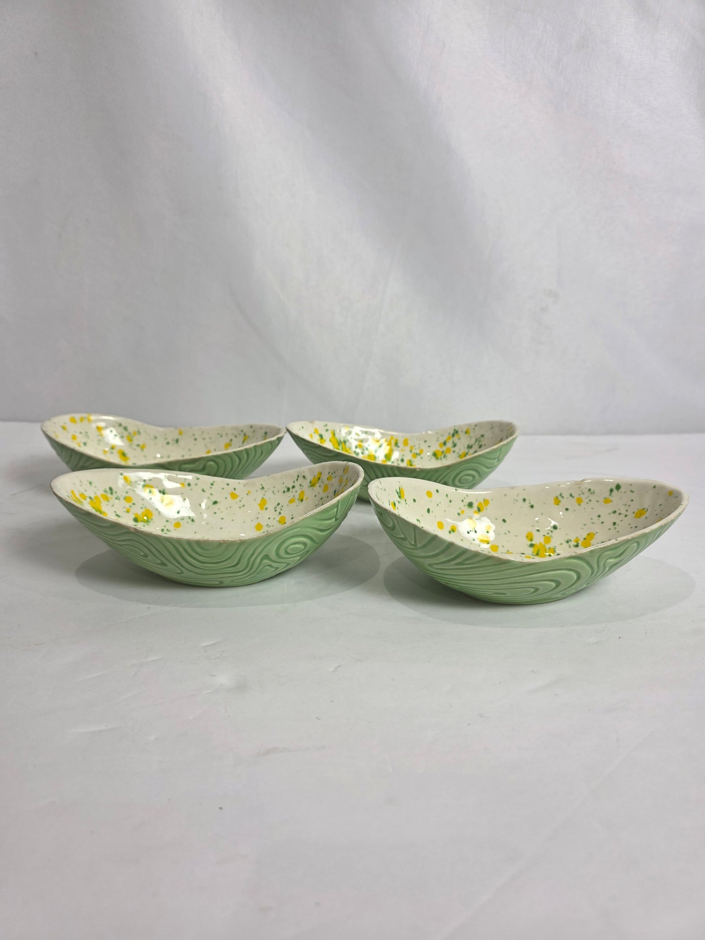 Vtg. MCM Speckled Bowl