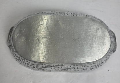 Vtg. Metal Basket Serving Tray