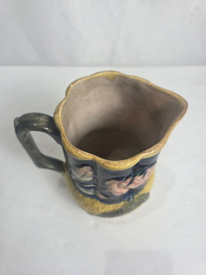 Antq. Victorian English Majolica Pitcher