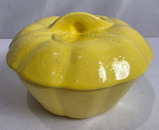 Vtg. Yellow McCoy Serving Dish
