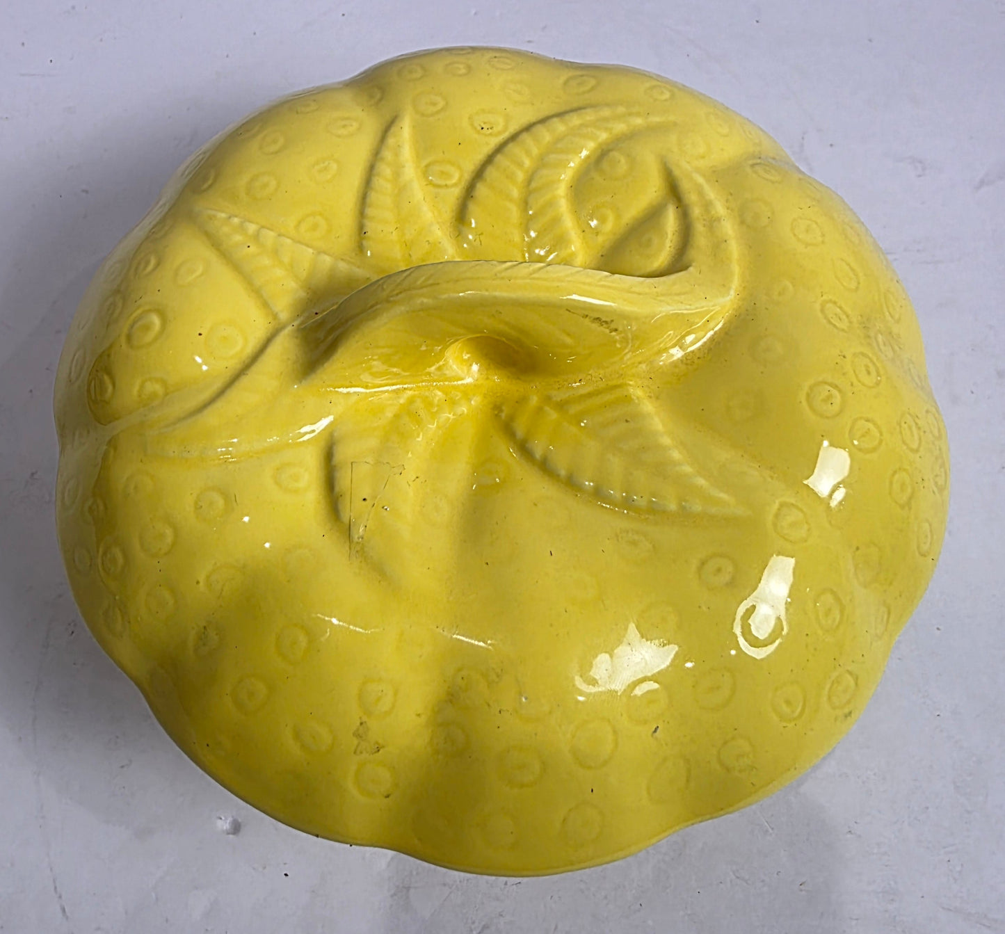 Vtg. Yellow McCoy Serving Dish