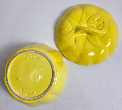 Vtg. Yellow McCoy Serving Dish