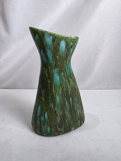 Vtg. MCM Fat Lava Ceramic Vase