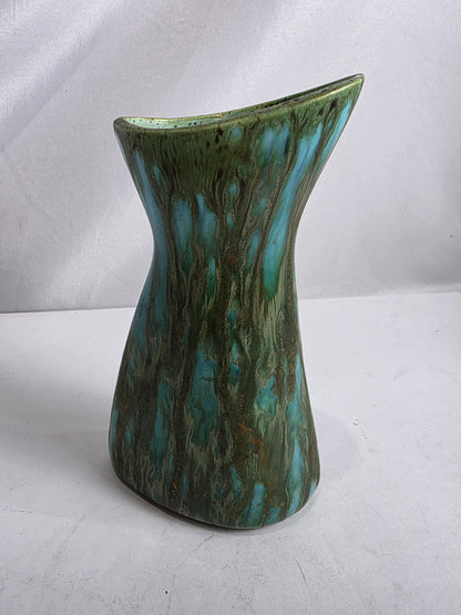 Vtg. MCM Fat Lava Ceramic Vase