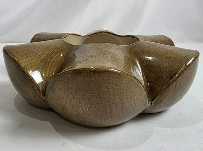 Vtg. MCM McNees Flower Bowl