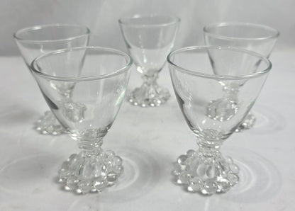 Set of 5 Anchor Hocking Boopie Glasses
