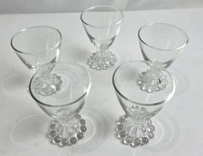 Set of 5 Anchor Hocking Boopie Glasses