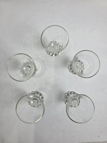 Set of 5 Anchor Hocking Boopie Glasses