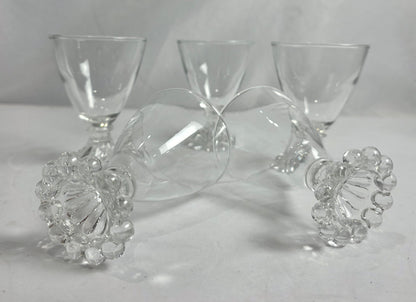 Set of 5 Anchor Hocking Boopie Glasses