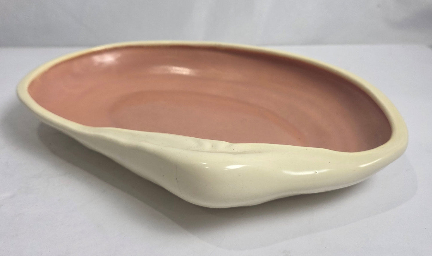 Vtg. MCM Metlox Shell Serving Dish