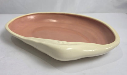Vtg. MCM Metlox Shell Serving Dish