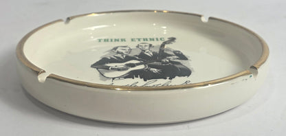 Vtg. "Think Ethnic" Smothers Brothers Ashtray