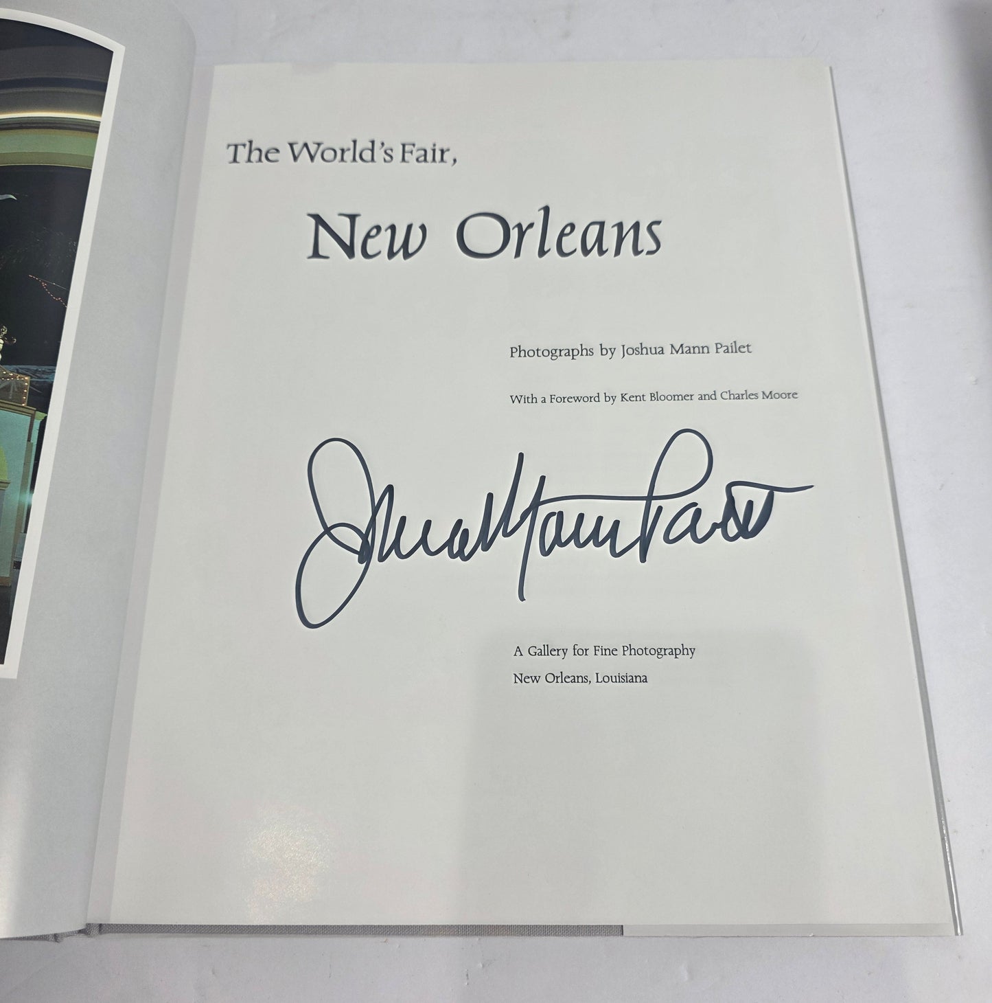 Vtg. SIGNED 1984 World's Fair New Orleans Photo Book