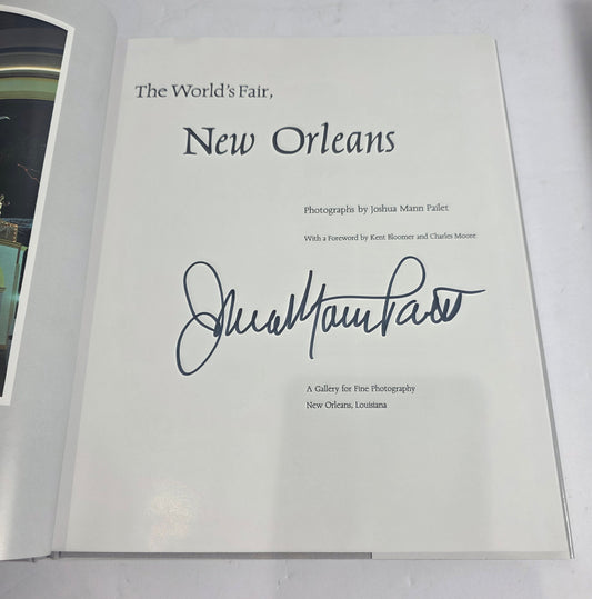 Vtg. SIGNED 1984 World's Fair New Orleans Photo Book