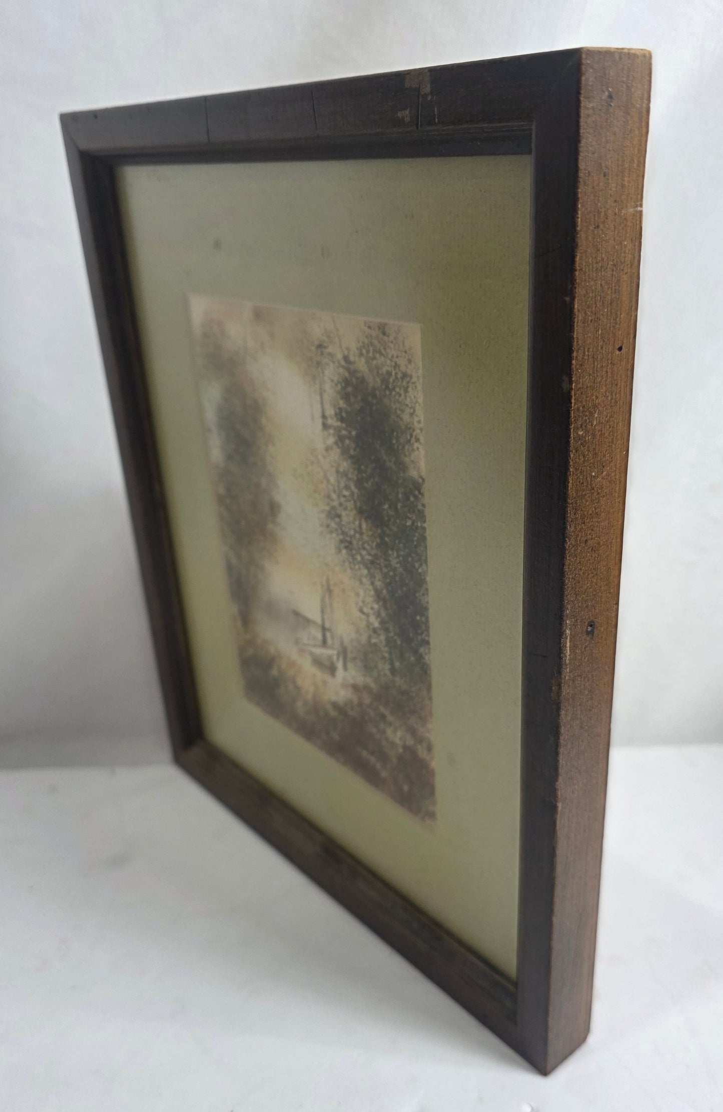 Vtg. Herman H. Ferrell Watercolor - Vertical