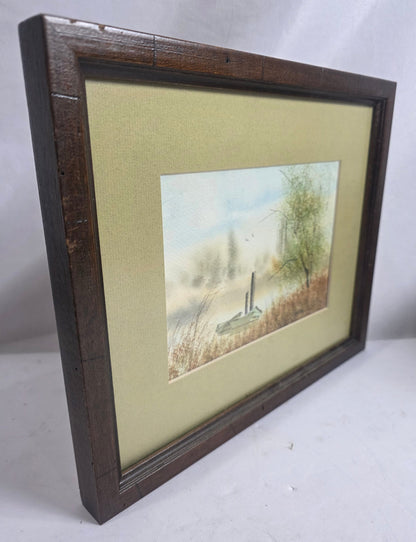 Vtg. Herman H. Ferrell Watercolor - Horizontal