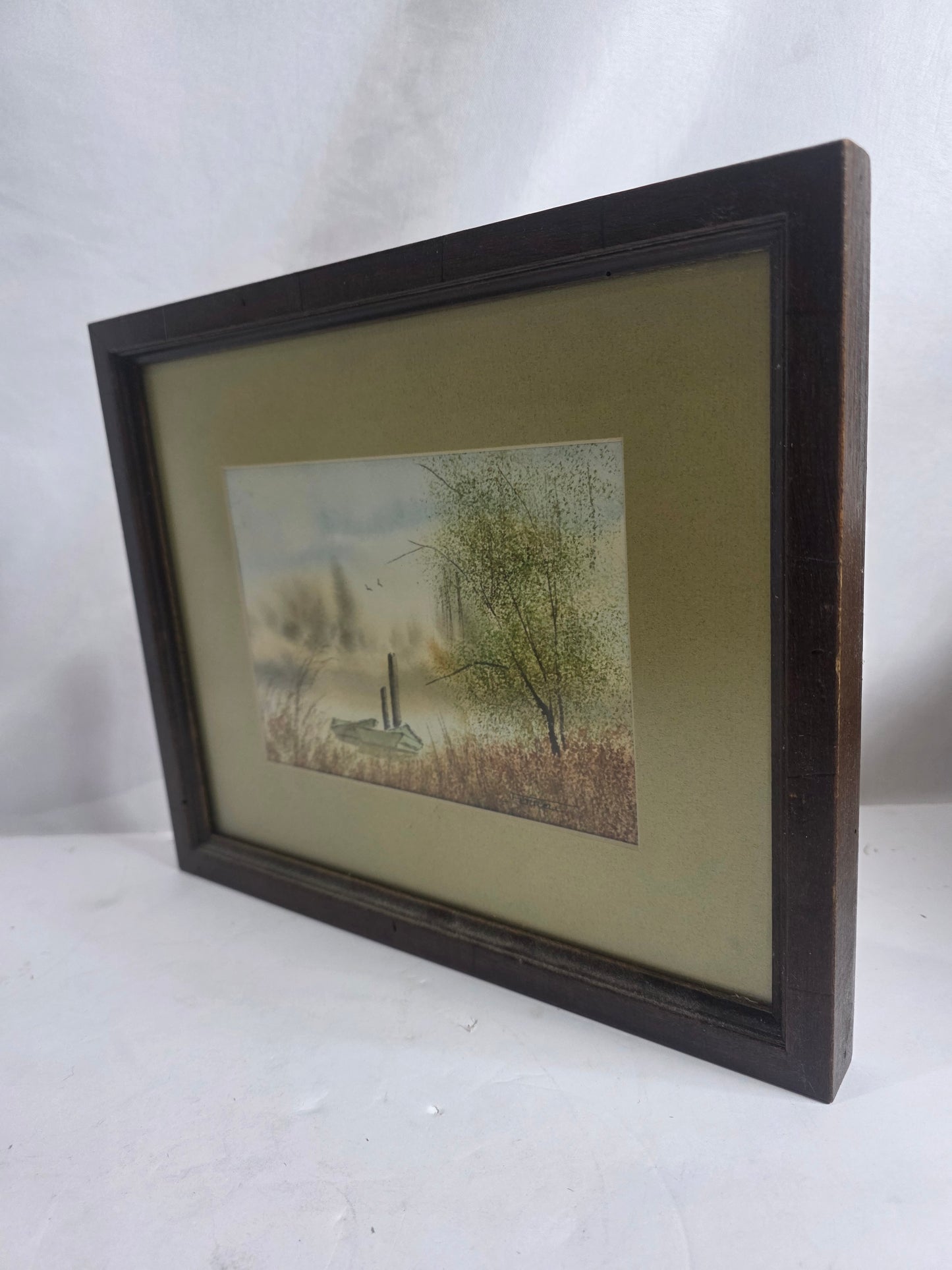 Vtg. Herman H. Ferrell Watercolor - Horizontal