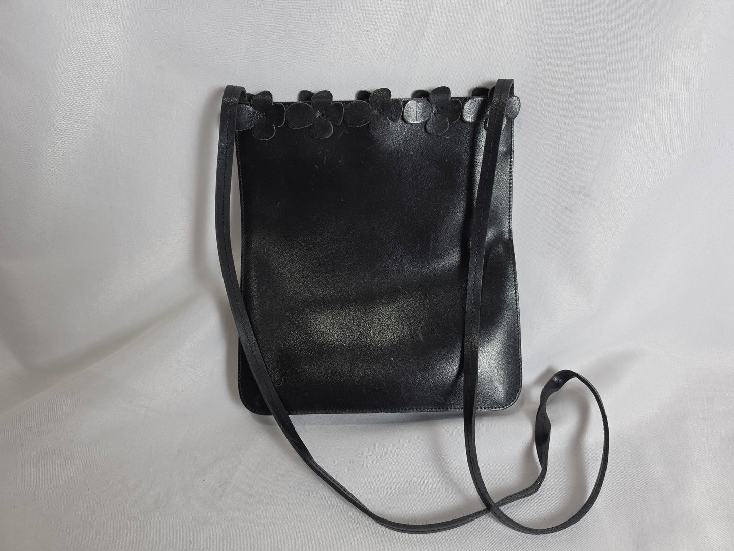 black leather Furla crossbody bag CSHW