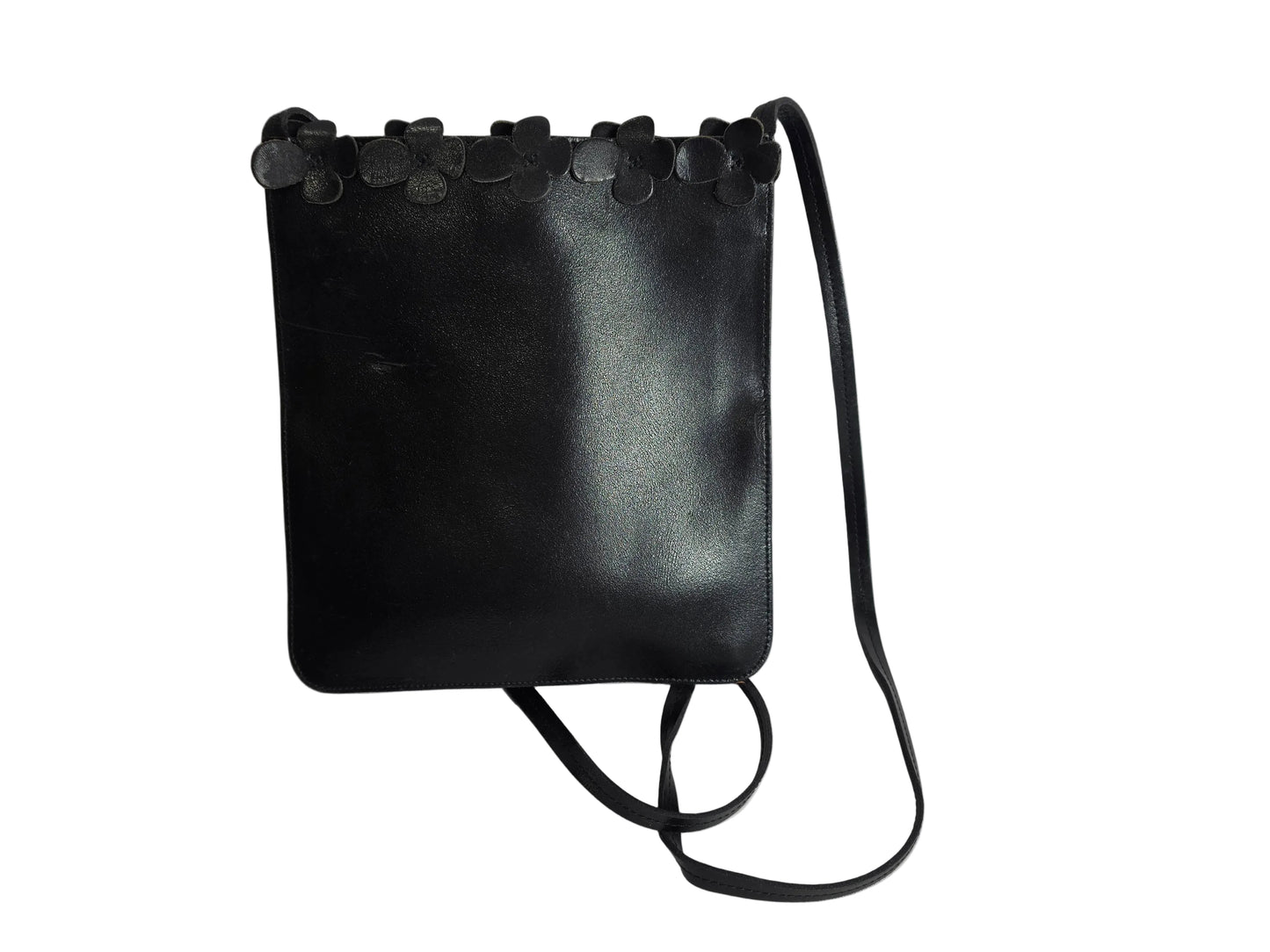 black leather Furla crossbody bag CSHW