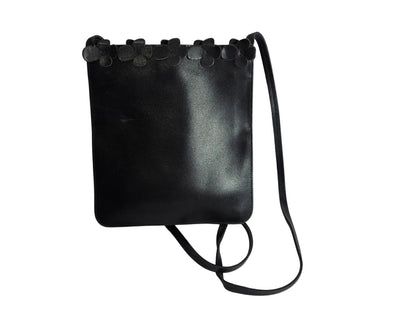 black leather Furla crossbody bag CSHW