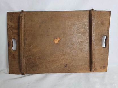 anglo-Indian walnut wood serving tray CSHW