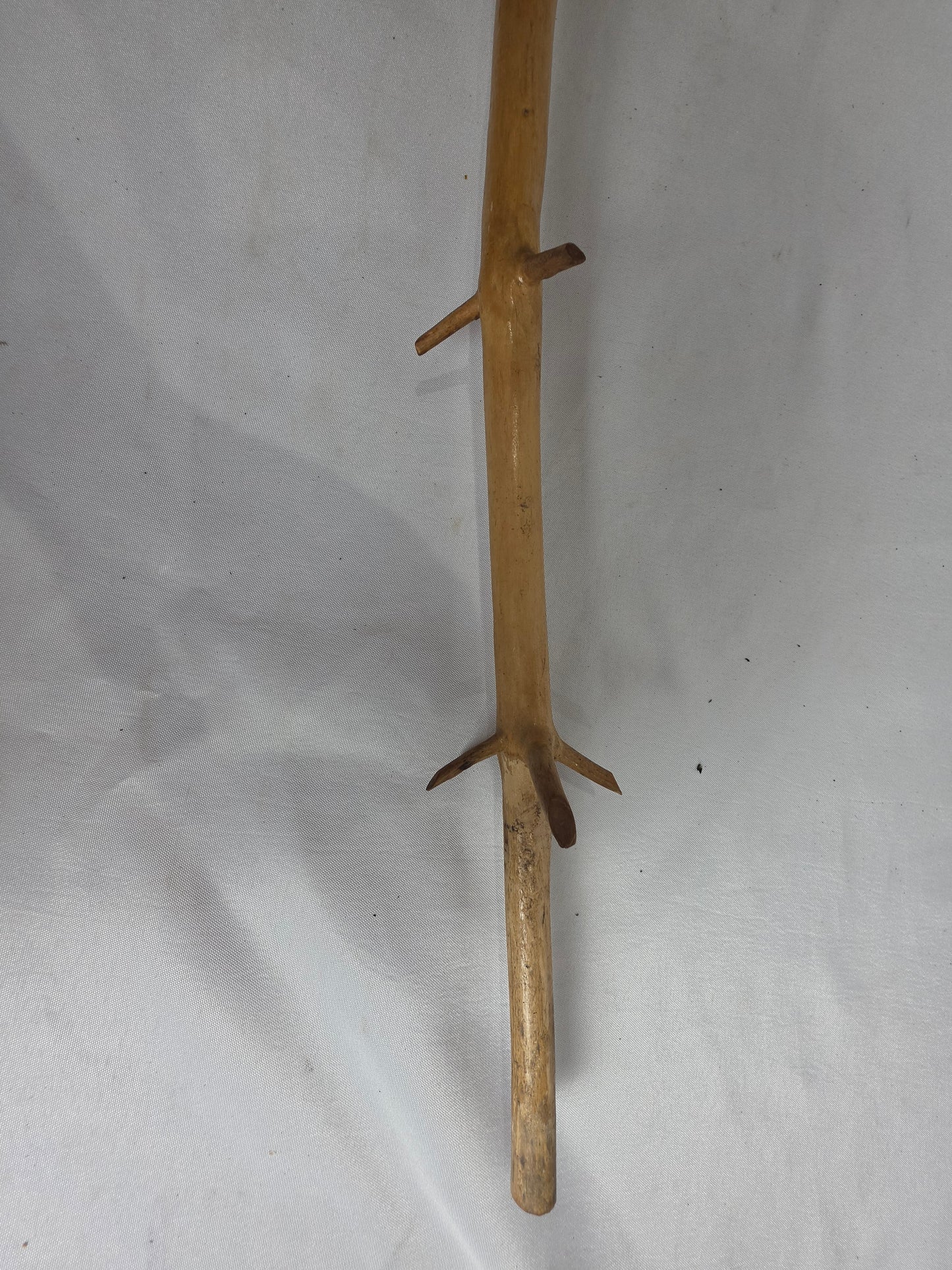 vintage handmade wooden walking stick CSHW