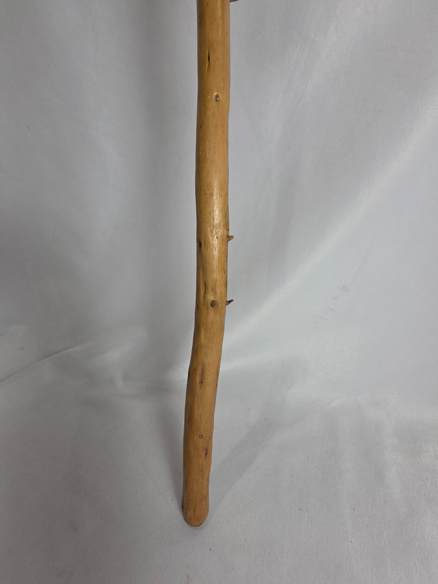 vintage handmade wooden walking stick CSHW