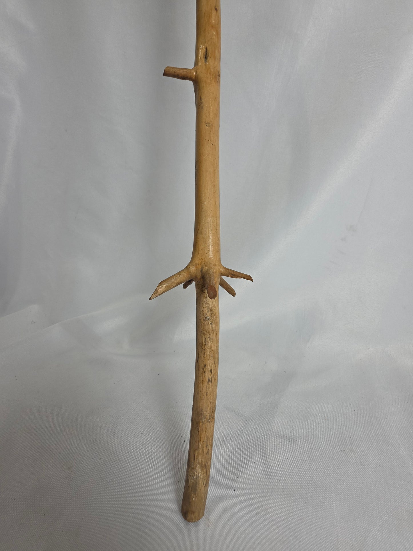 vintage handmade wooden walking stick CSHW