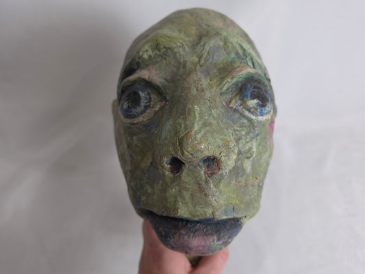 1950s German Paper Mache Puppet Head CSHW