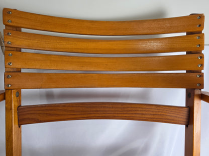 vintage style wooden folding chair CSHW