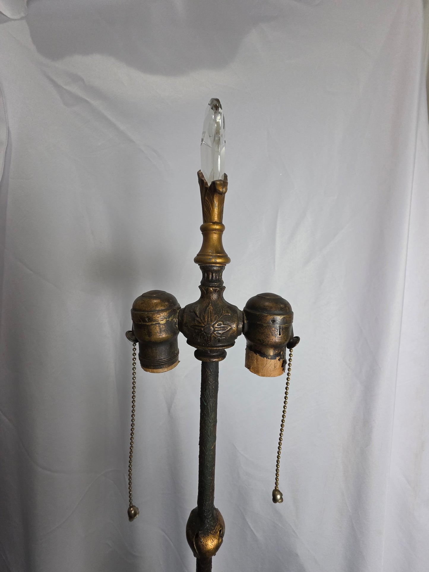 Victorian Belle Epoque Edison Chain Polychrome Floor Lamp CSHW