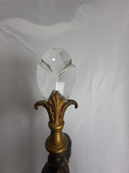 Victorian Belle Epoque Edison Chain Polychrome Floor Lamp CSHW