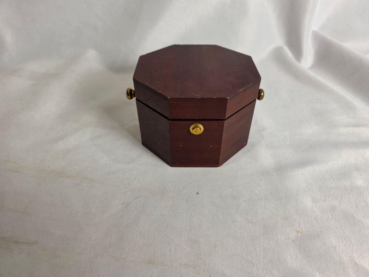 vintage Bulova Maritime nautical gimbal Mid-Century clock (walnut) CSHW