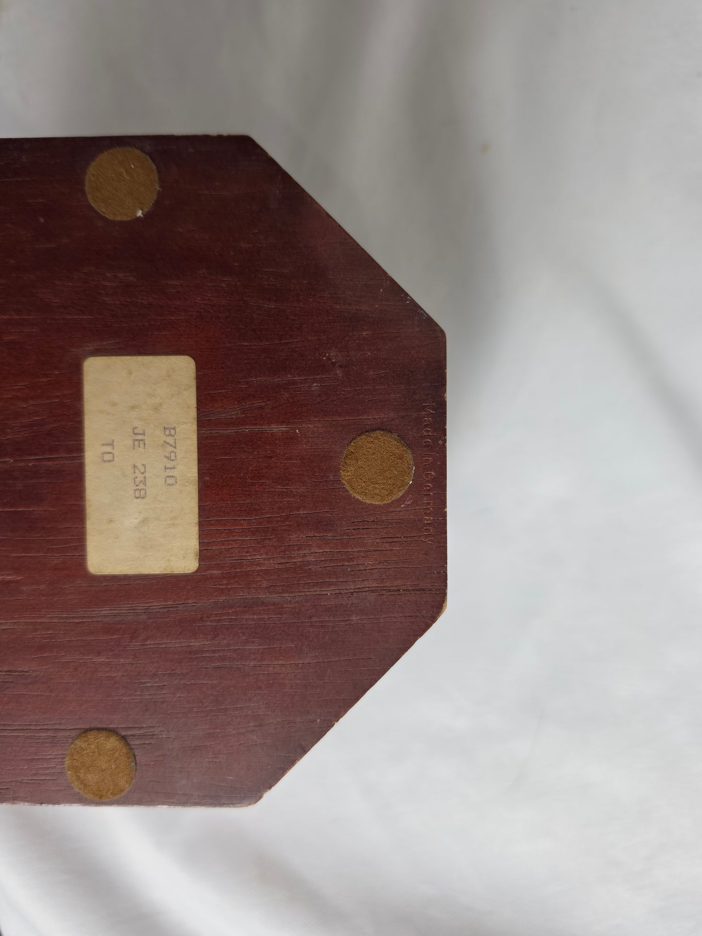 vintage Bulova Maritime nautical gimbal Mid-Century clock (walnut) CSHW