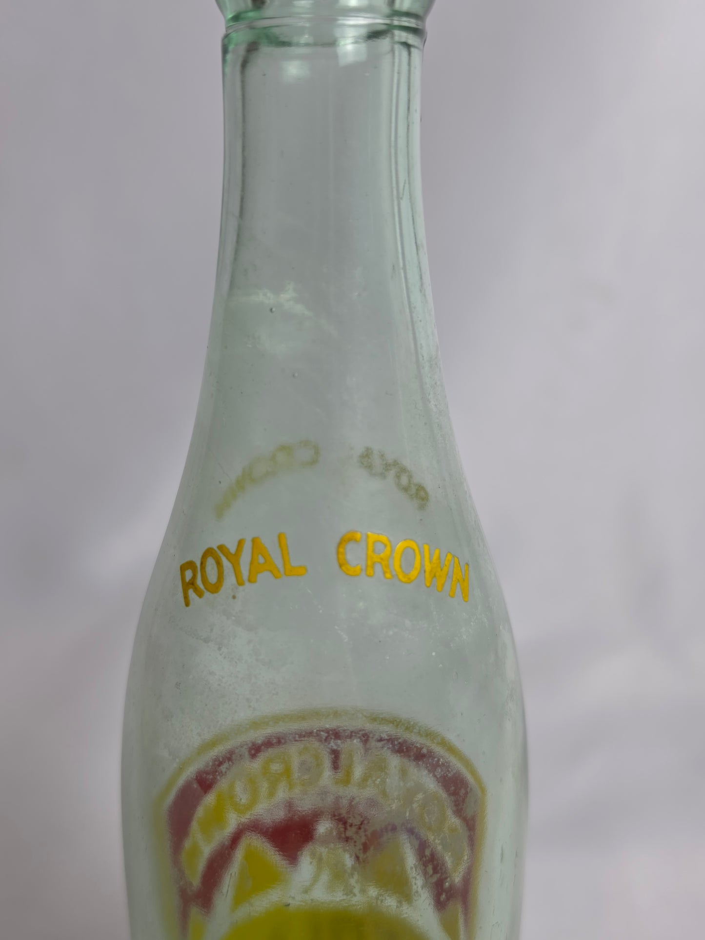Vintage Royal Crown Cola Glass Bottle CSHW