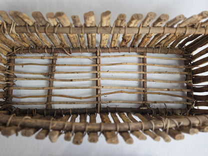 Vintage Wood Basket CSHW