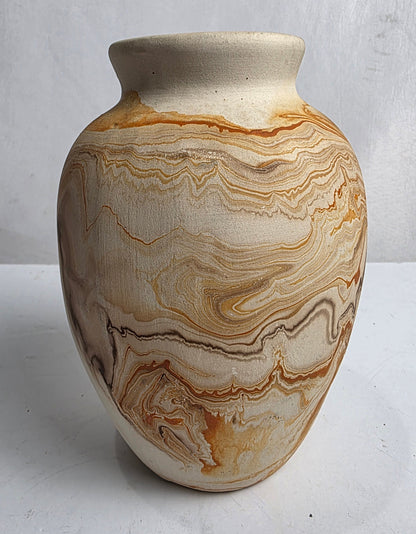 Vtg. Nemadji Pottery Vase (CSHW)
