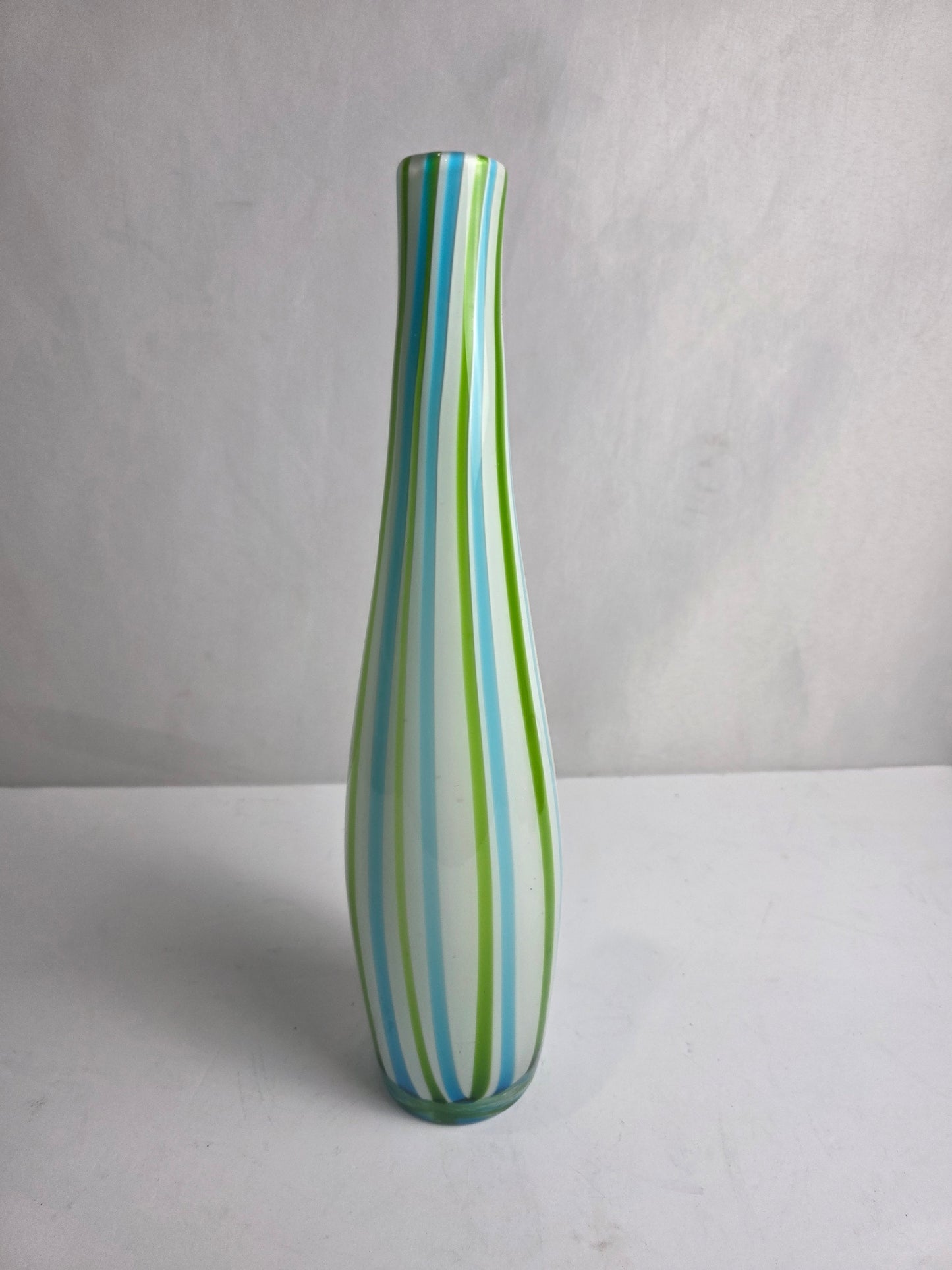 Vtg. Murano Vase Stripes (CSHW)