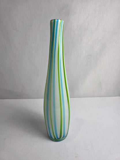 Vtg. Murano Vase Stripes (CSHW)