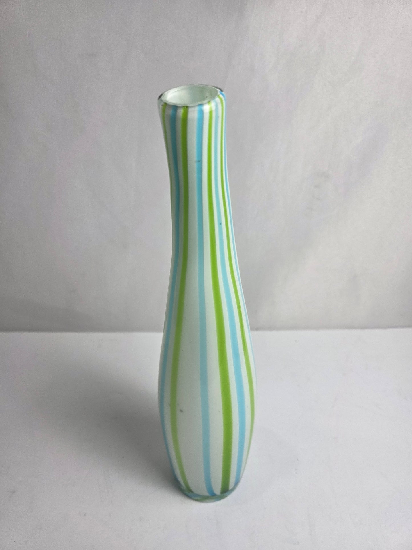 Vtg. Murano Vase Stripes (CSHW)