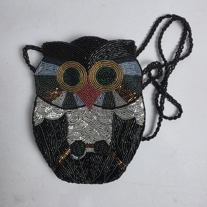 Vtg. Owl Beaded Handbag (CSHW)