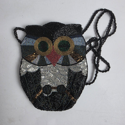 Vtg. Owl Beaded Handbag (CSHW)