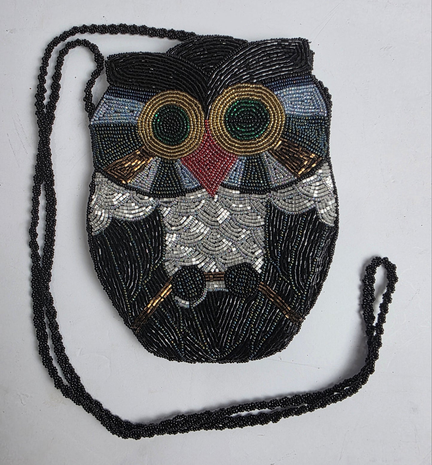 Vtg. Owl Beaded Handbag (CSHW)
