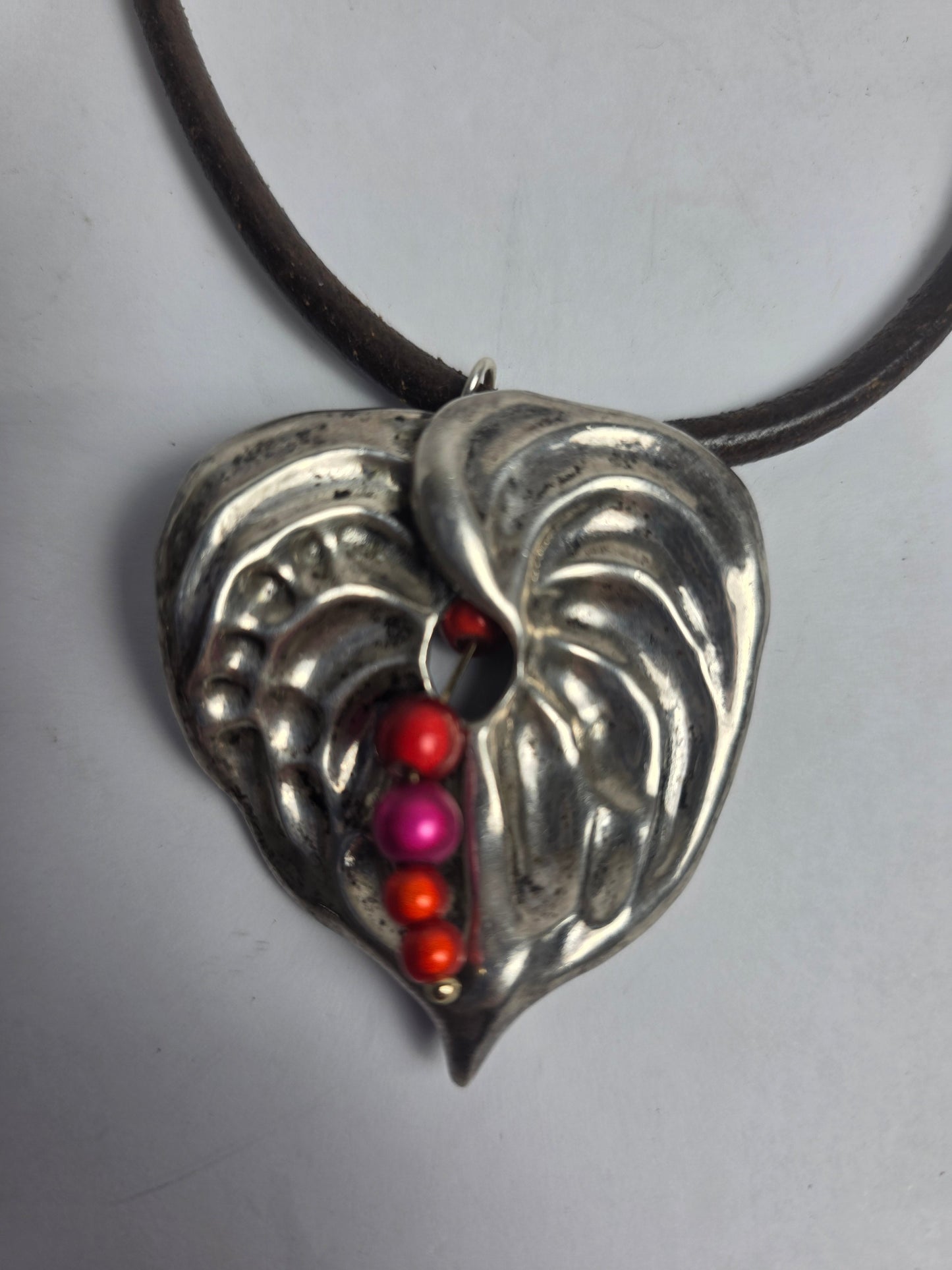 Vtg. Mignon Faget Leaf Repurposed Necklace (CSHW)