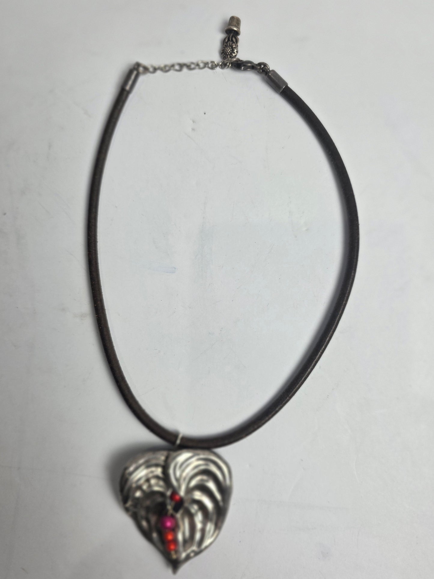 Vtg. Mignon Faget Leaf Repurposed Necklace (CSHW)