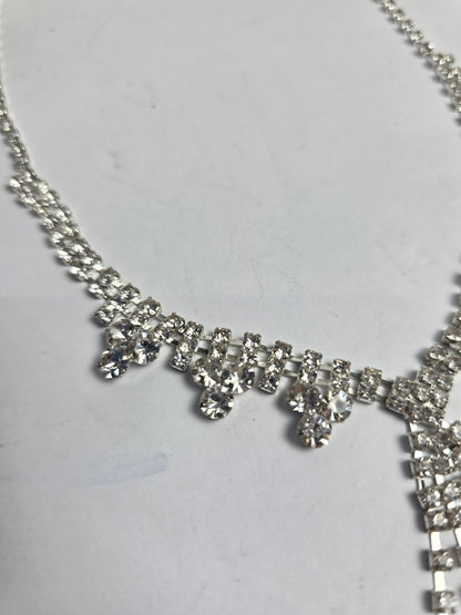 Vtg. 1980s Rhinestone Necklace (CSHW)